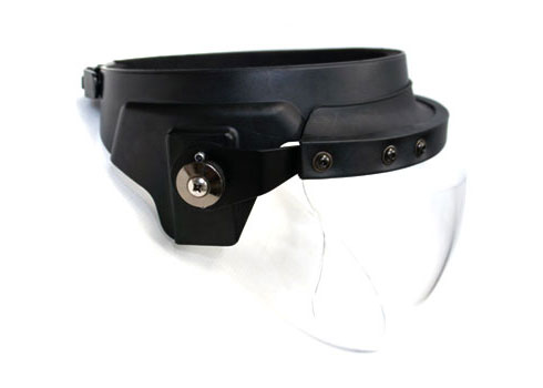 Riot control Round Face Visor